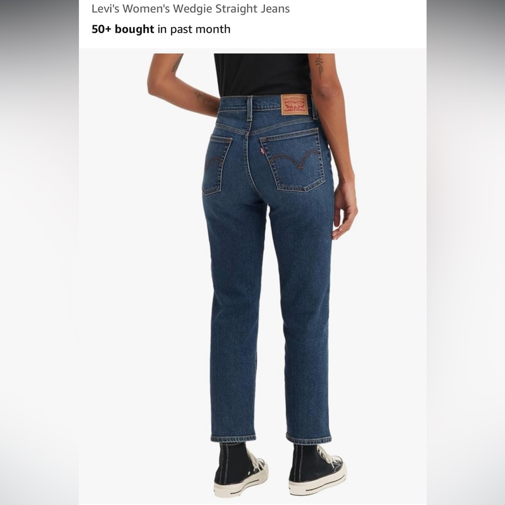 Levi's Blue Wedgie Straight Jeans